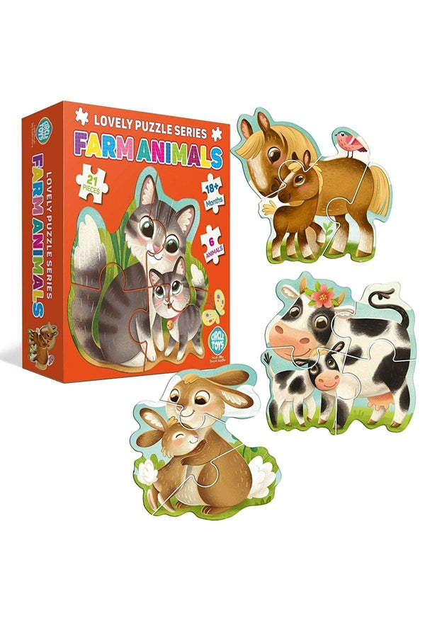 Puzzle Lovely Farm Animals Lovely Puzzle Farm Animals (Çiftlik Hayvanları) Puzzle Schöne Nutztiere Schöne