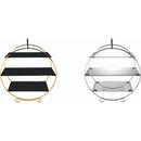 Présentoir à gâteau à 3 étages - Doré ou Argenté - 3 Katlı Kek Standı - Altın veya Gümüş - Präsentationsständer in Schwarz Gold oder Silver mit 3 Etagen