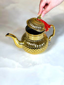 Théière dorée 1.6L - relief point