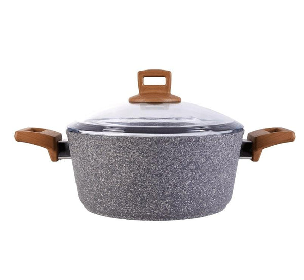 KARACA SILVER STONE Granite casserole induction 24cm - Bella-Home: art de la table, verrerie, trousseau de mariée, décoration