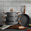 KARACA SILVER STONE Granite poêle induction 30 cm - Bella-Home: art de la table, verrerie, trousseau de mariée, décoration