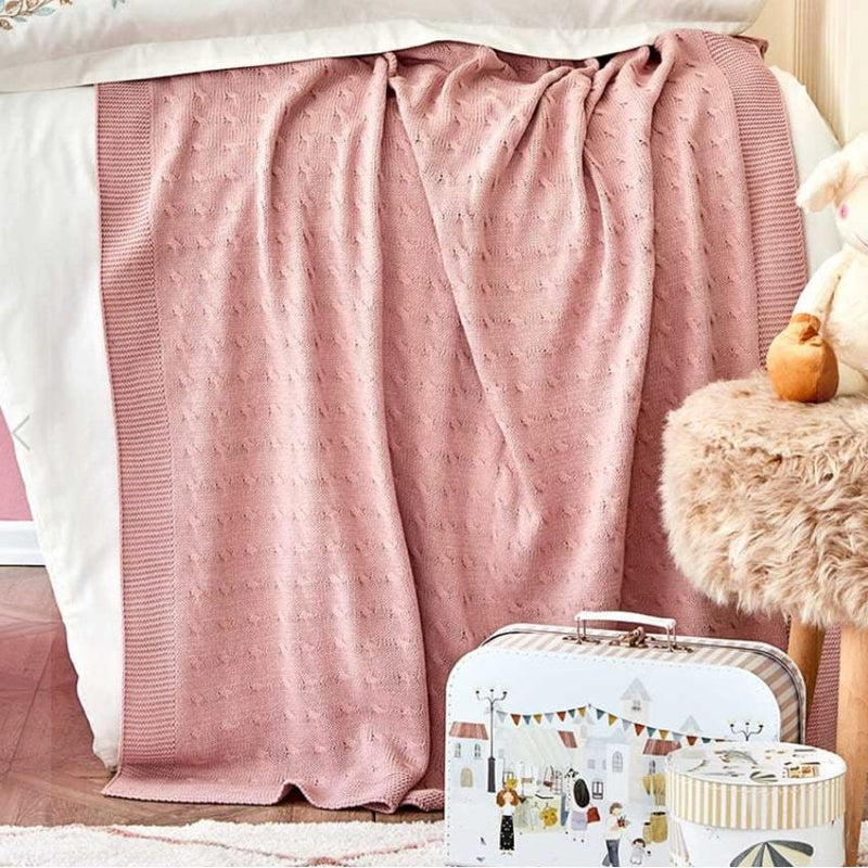  KARACA HOME Ensemble de linge de lit brodé pour bébé en rose - Bella-Home: art de la table, verrerie, trousseau de mariée, décoration