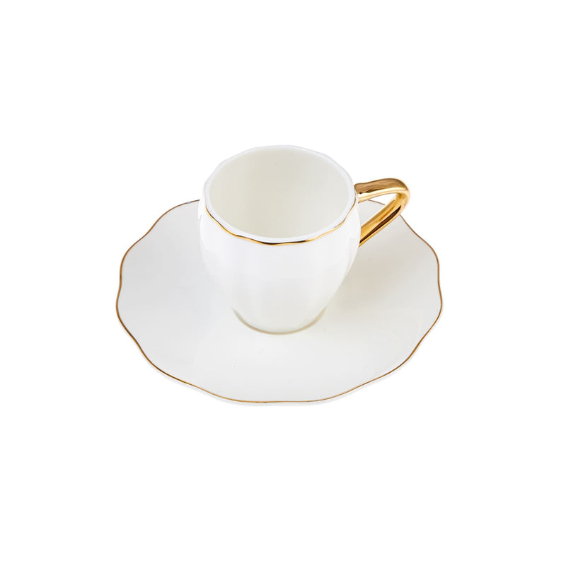 KARACA SARKAS Set de tasses à café 12 pièces 6 personnes - 6 Kişilik Kahve Fincanı Takımı