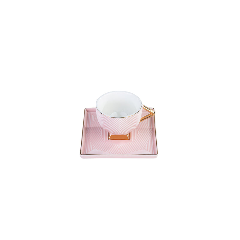 KARACA ART DECO Set de 2 tasses à café 4 pièces - 2 Kişilik Kahve Fincan Takımı 90 ml