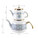 KARACA ANIKA Théière en émail - Bella-Home: art de la table, verrerie, trousseau de mariée, décoration