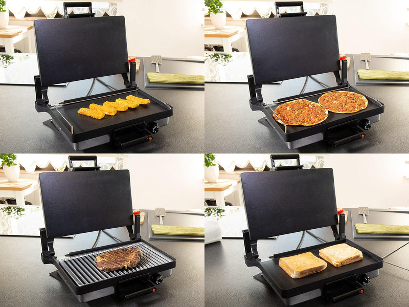 SILEX Grill et plaque de cuisson en acier inoxydable Nouveau modèle 2021 - Tost Lahmacun Makinesi Tavali Tavasiz Yeni Seri Model 2021