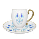 KARACA IZNIK Set tasses à café 12 pièces 6 personnes